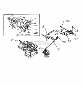 Page G Diagram and Parts List for 580326740  Craftsman Generator