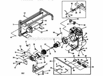 Part Location Diagram of 66169 Craftsman Owner Manual