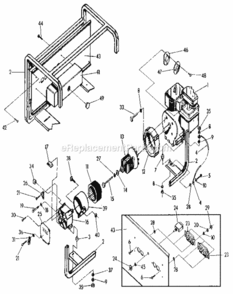 Part Location Diagram of 66850 Generac Bridge Rectifier Assembly