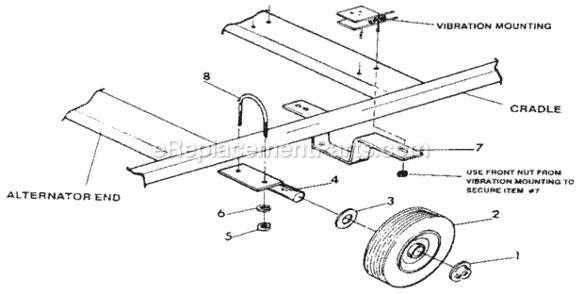 Page A Diagram and Parts List for 580326980  Craftsman Generator