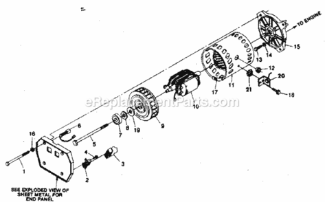 Part Location Diagram of 58885-A Craftsman Bolt Rotor