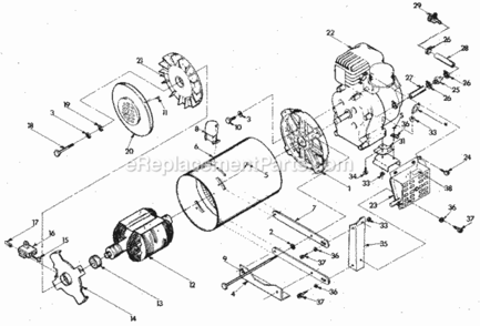 Part Location Diagram of 75949 Generac SUPT MUFF GNRC STYLE