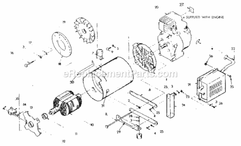 Part Location Diagram of 44357GS Craftsman Fan Cover