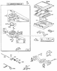 Page F Diagram and Parts List for 580327071  Craftsman Generator
