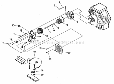 Part Location Diagram of 118-53621 Craftsman Ground Wire