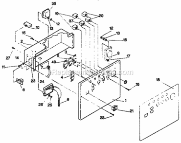 Part Location Diagram of 83049 Generac Asy Potted Reg W/fin