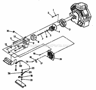 Page A Diagram and Parts List for 580327075  Craftsman Generator