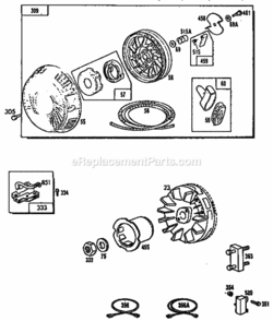 Page G Diagram and Parts List for 580327075  Craftsman Generator