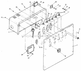 Page C Diagram and Parts List for 580327077  Craftsman Generator