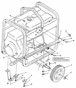 Page D Diagram and Parts List for 580327077  Craftsman Generator