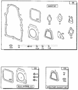 Page I Diagram and Parts List for 580327077  Craftsman Generator