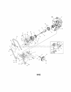 Part Location Diagram of 96796 Generac Washer, M8 Flat