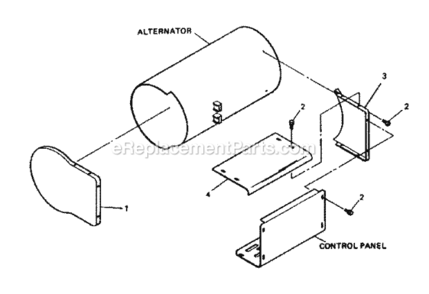 Page E Diagram and Parts List for 580327131  Craftsman Generator