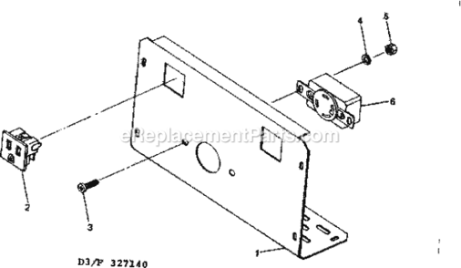 Page D Diagram and Parts List for 580327140  Craftsman Generator