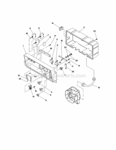 Page B Diagram and Parts List for 580327141  Craftsman Generator