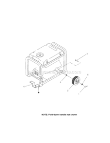 Page C Diagram and Parts List for 580327141  Craftsman Generator