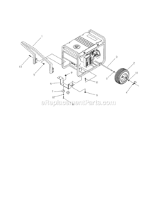 Part Location Diagram of B93696 Craftsman Bracket Support