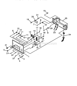 Page B Diagram and Parts List for 580327180  Craftsman Generator