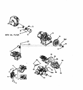 Page E Diagram and Parts List for 580327180  Craftsman Generator