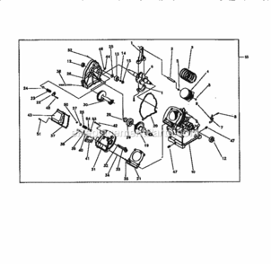 Page G Diagram and Parts List for 580327180  Craftsman Generator