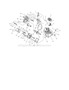 Page G Diagram and Parts List for 580327182  Craftsman Generator