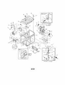 Page A Diagram and Parts List for 580327203  Craftsman Generator