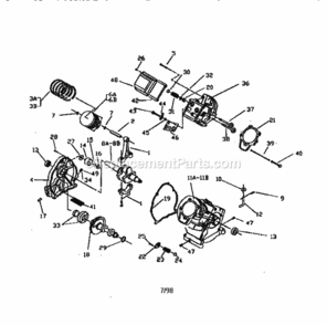 Page C Diagram and Parts List for 580327250  Craftsman Generator