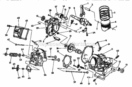 Page C Diagram and Parts List for 580327252  Craftsman Generator