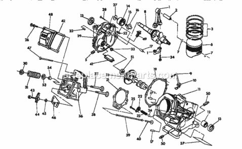 Page C Diagram and Parts List for 580327253  Craftsman Generator