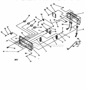 Page A Diagram and Parts List for 580327284  Craftsman Generator