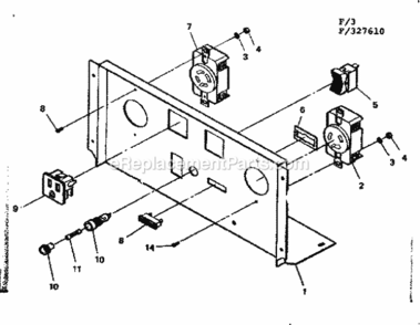 Page F Diagram and Parts List for 580327610  Craftsman Generator