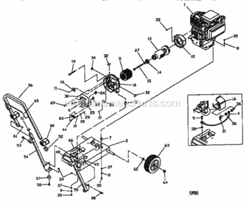 Page A Diagram and Parts List for 580327750  Craftsman Generator