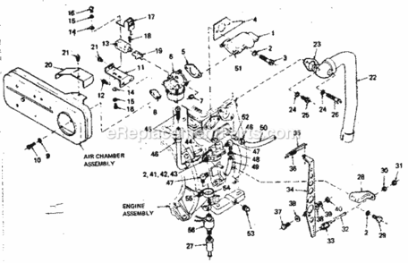 Page C Diagram and Parts List for 580327810  Craftsman Generator