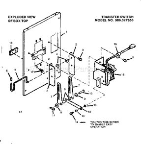 Page B Diagram and Parts List for 580327850  Craftsman Paint Sprayer