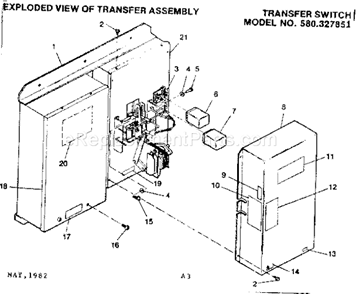 Page A Diagram and Parts List for 580327851  Craftsman Paint Sprayer