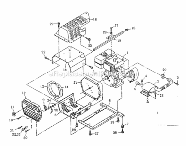 Part Location Diagram of 58876-B Craftsman Wrapper