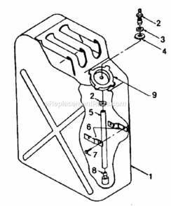 Page E Diagram and Parts List for 580328230  Craftsman Generator