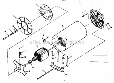 Part Location Diagram of 44391-J Craftsman Rotor