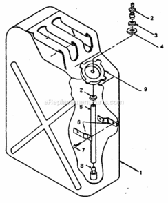 Page B Diagram and Parts List for 580328252  Craftsman Generator