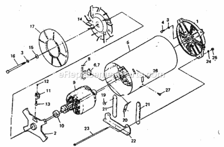 Part Location Diagram of 44392-B Craftsman Support