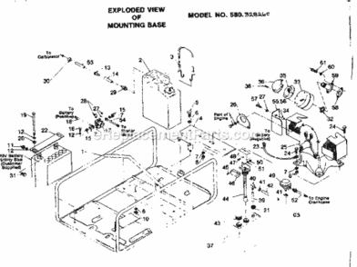 Part Location Diagram of 50484 MTD ASM SP CONTROL R