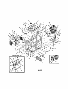 Part Location Diagram of B4803GS Generac CNNCTR, 5-WAY, PK