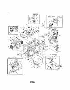 Page A Diagram and Parts List for 580328310  Craftsman Generator