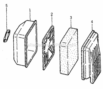 Page D Diagram and Parts List for 580328340  Craftsman Generator