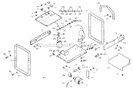 Page B Diagram and Parts List for 580328360  Craftsman Generator