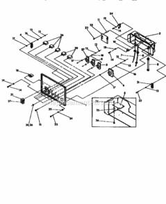 Part Location Diagram of 95909 Generac CONTROL PANEL 8K-EXL