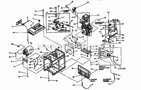 Part Location Diagram of 98216 Generac Shield, Heat Engine
