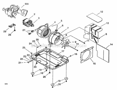 Page A Diagram and Parts List for 580329100  Craftsman Generator