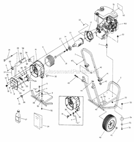Page A Diagram and Parts List for 580329120  Craftsman Generator