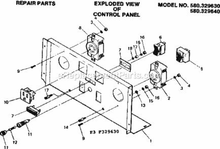 Page E Diagram and Parts List for 580329650  Craftsman Generator